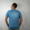CamperKing Adult Unisex Camping Like a King T-Shirt (Blue)