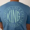 CamperKing Adult Unisex Camping Like a King T-Shirt (Blue)