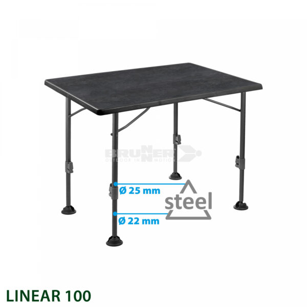 Brunner linear camping table